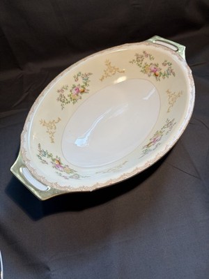 Noritake China Topaze Pattern Vintage Porcelain Oval Bowl 11.5'' X 7.7'' X 2.4''