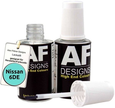 Lackstift für Nissan 6DE Waterfall Green Metallic schnelltrocknend 2x20ml