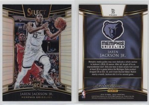 2018-19 Panini Select Concourse Silver Prizm Jaren Jackson Jr #35 Rookie RC