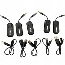 5 Wireless audio transmitter receiver Bluetooth functional for cars w/ AUX port