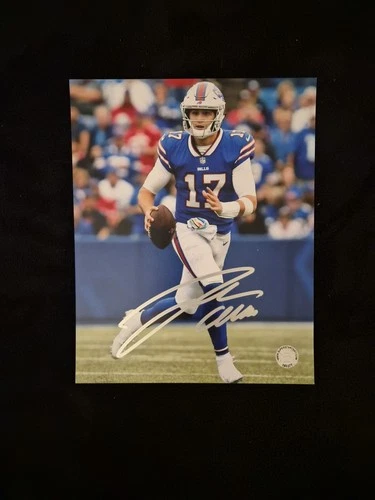 Josh Allen Buffalo Bills Signed Autographed 8x10 Photo with COA