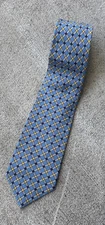 New Turnbull & Asset Blue Plaid  Silk Tie England Made