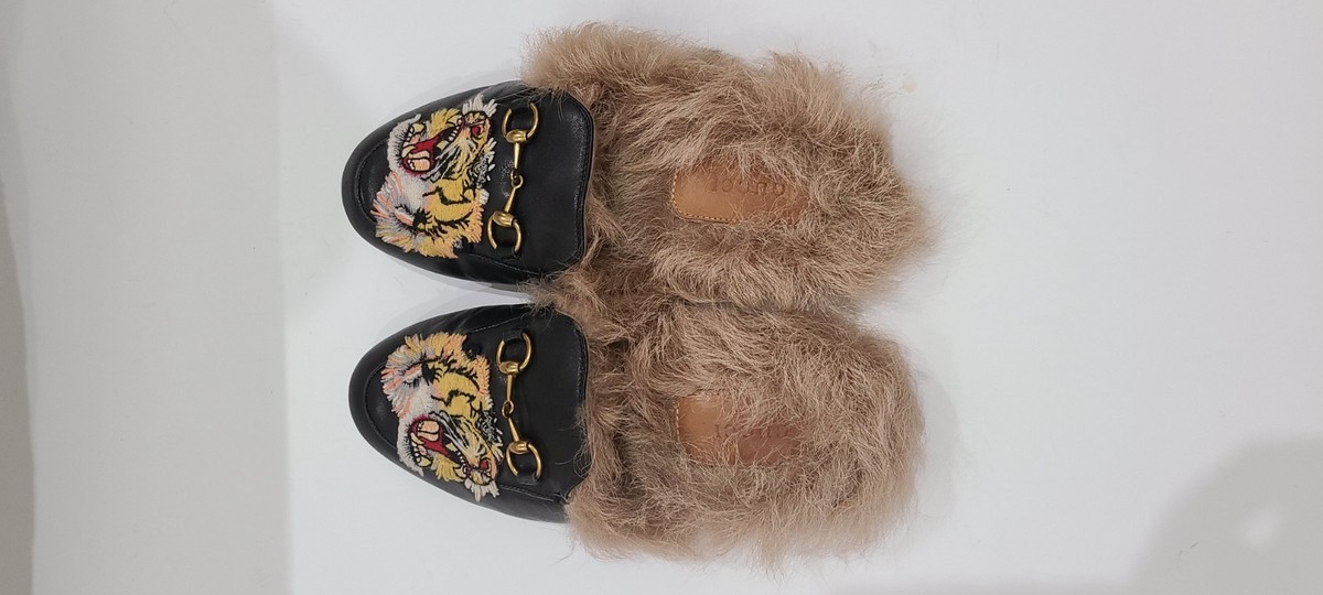 Gucci Tiger Embroidery Flats Mules Loafers EU 37 US 6.5 | eBay Gucci Tiger Embroidery Flats Mules Loafers EU 37 US 6.5 | eBay