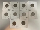 #14 Lot of 10 Buffalo Nickels 1930,1930G,1934G8,1935,1935D,35S,36DG8,36S,37,37D.