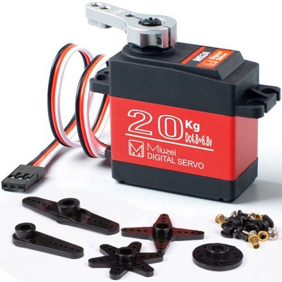 Miuzei DS3218 20KG Digital Servo 270 Grad Hochleistung 1/10 RC Car Roboter XL