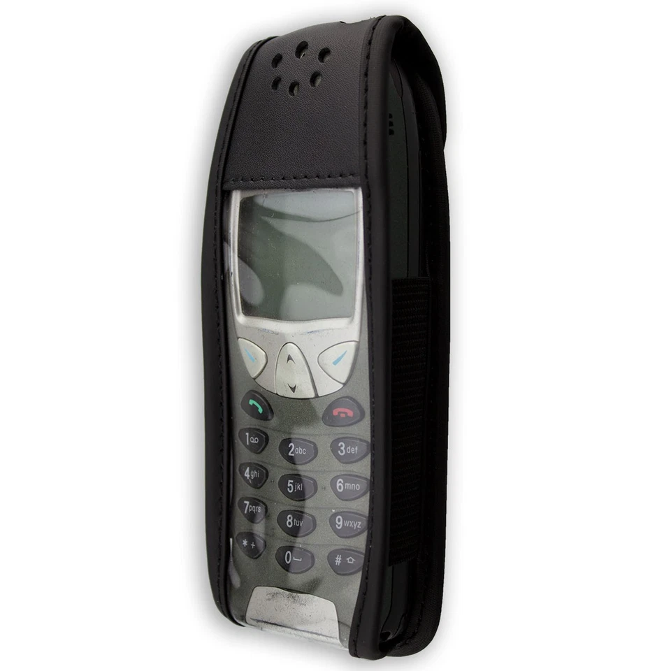 caseroxx Leather-Case with belt clip compatible with Nokia 6210 6310 6310i made  - Image 3 of 4