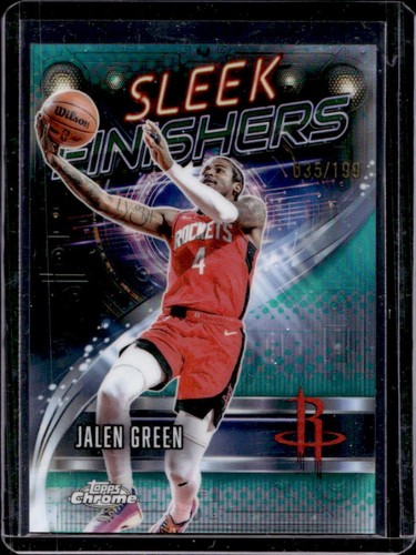 2025 Topps Chrome Jalen Green Refractors Green (RAW)