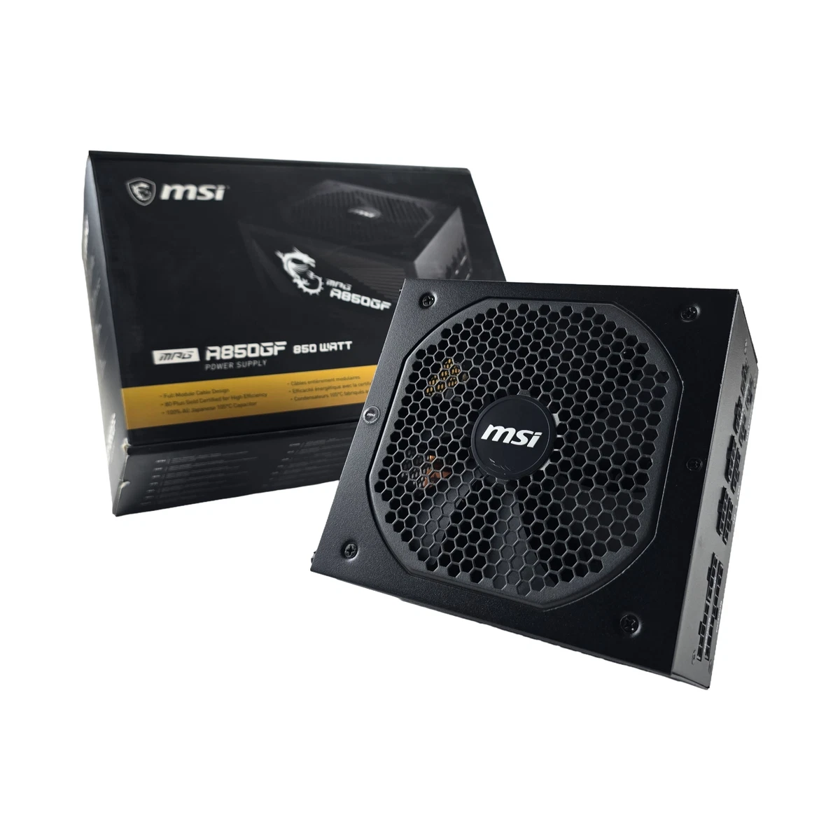 MSI MPG A850GF 850W 80 Plus Gold Netzteil Vollmodular inkl. OVP TOP Zustand