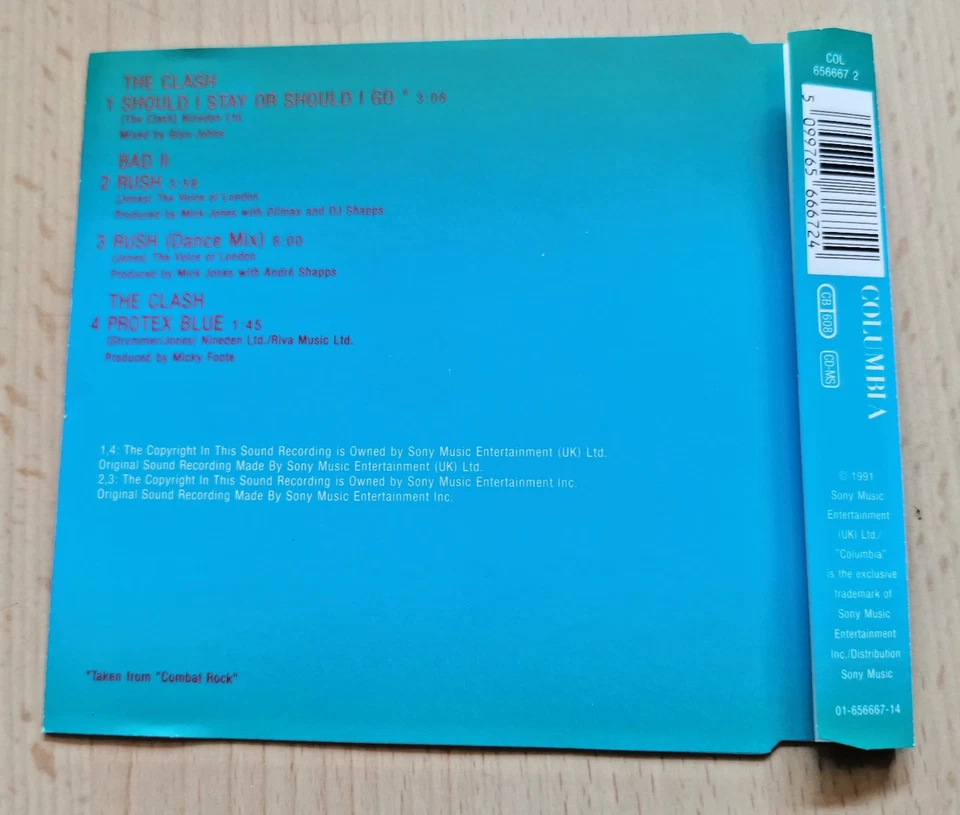 The Clash - Should I Stay Or Should I Go - Rar Mcd - Bild 2 von 2