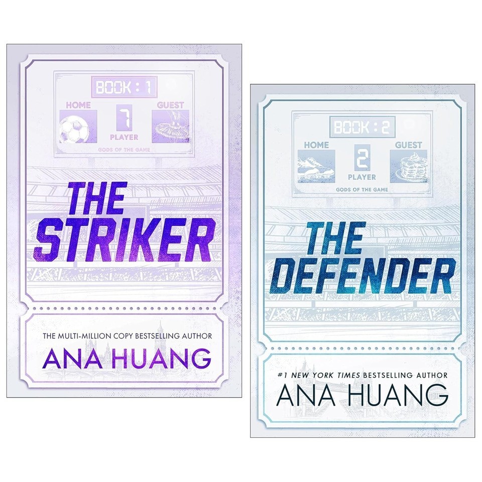 Gods of the Game Series by Ana Huang 2 Books Collection Set Defender, Striker