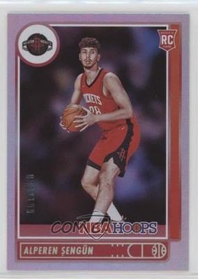 2021 Panini NBA Hoops Rookies Silver 20/199 Alperen Sengun #204 Rookie RC 02ez