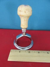 836.  Vintage Italian Ravioli Cutter with Wood Handle PPL Italy