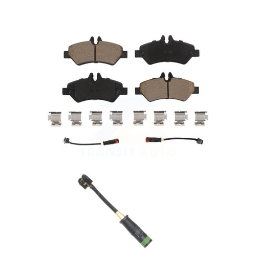 Rear Ceramic Brake Pad And Extra Wear Sensor Kit For Mercedes-Benz Sprinter 3500 - Picture 7 of 11