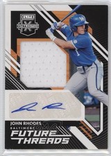 2021 Panini Elite Extra Edition Future Threads Signatures John Rhodes Auto a8r