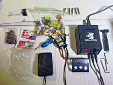 Solong Tattoo Coil Machine Kit Power Supply Foot Pedal Practice Lot Tested Works