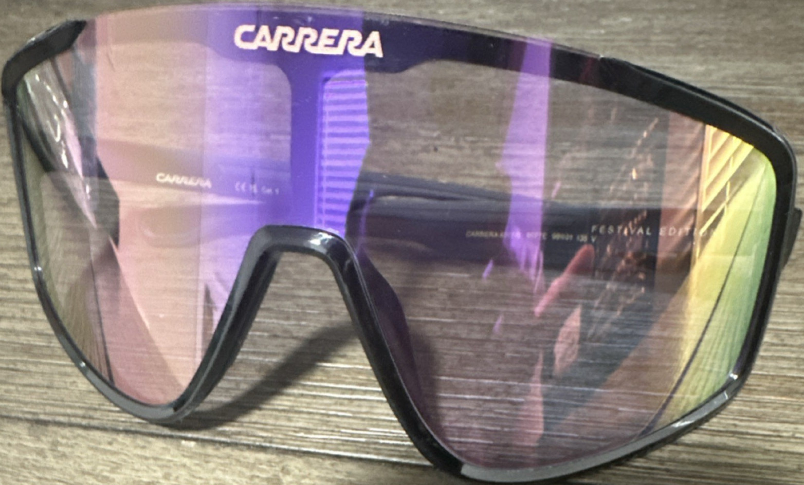 Carrera 4017/S Festival Edition Shield Black Mirrored Purple  display picture 1