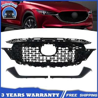 Front Upper Bumper Grille Molding Trim For 2022-2025 Mazda Cx-5 Ksd5-50719