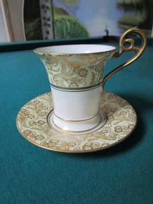 Adderley Ovington Bros New York Antique Coffee Cup And Saucer [120g]