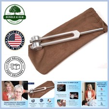 Professional 128 Hz Weighted Tuning Fork for Inflammation Relief  Meditation