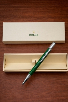 Rolex Emerald Oyster Ballpoint Click Pen AD VIP Gift NEW IN BOX 2026