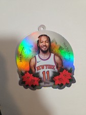 Jalen Brunson 2025-26 Topps Holiday-  Oversized Die Cut Ornament HOLOVIEW