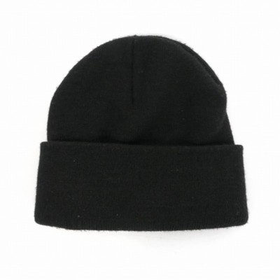 Carhartt American Script Beanie Knit Hat One Size Black Used