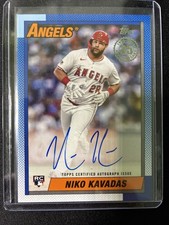 2025 Topps Update Series - 1990 Topps Baseball Auto Niko Kavadas #90B2-NK (RC)