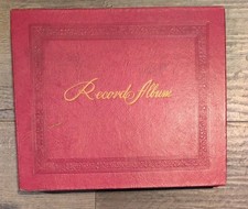 Vintage 45 Record Album with 15 7" Records in VG