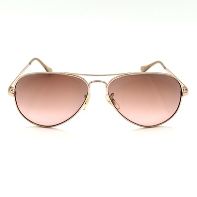 Ann Taylor Aviator Sunglasses 434505-C02 Gold Metal Frame  display picture 3