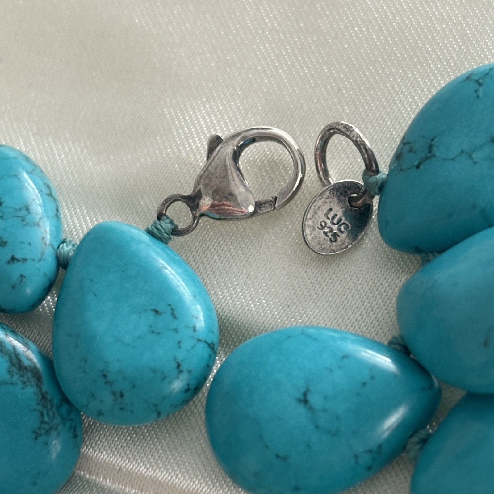 Stauer Turquoise Statement Necklace Earrings Set … - image 4