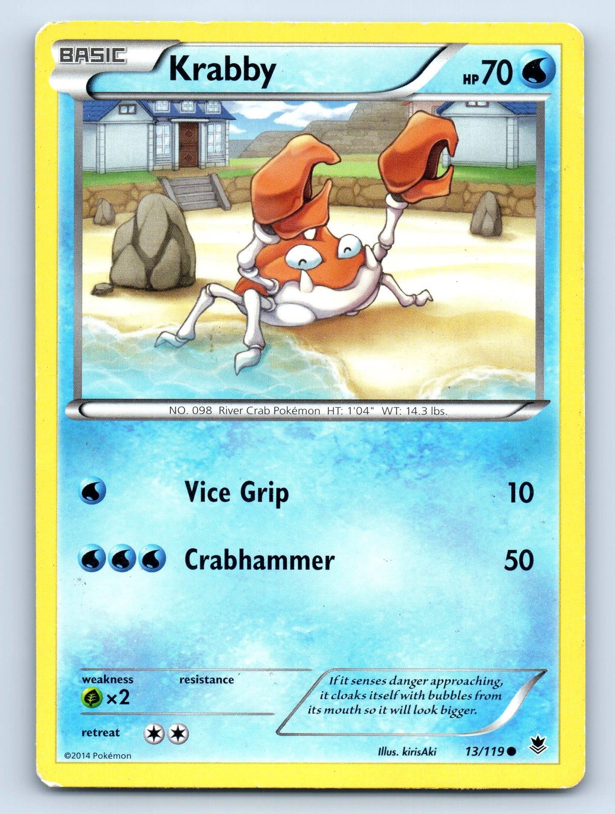 Krabby Common XY - Phantom Forces 13/119 LP