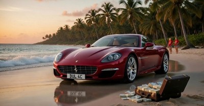 Ferrari Car 4K Wallpaper Digital Art HD Animal Printable Room Art 1083