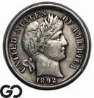 1892 Barber Dime