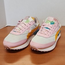 Puma Future Rider Play On Orange Pink BLUE Shoes 382597-01 Size 6C