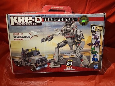 Kreo Transformers Megatron Building Kit  Missing KREONS Figs Manual Included