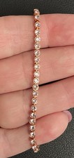 GENUINE Swan Signed SWAROVSKI "Imber Emily" Pink Crystal Bracelet - #5646736
