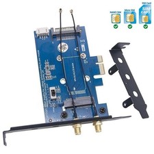 WiFi module mini PCI-E to desktop PCI-E 1x 3g/4g development board with antenna