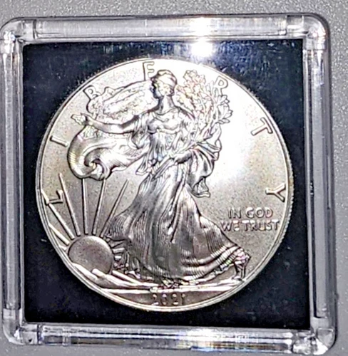 2021 American Silver Eagle, 1 oz, UNC, 0.999 Silver Free Shipping -8