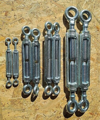 Tenditore, Tenditori in Acciaio Inossidabile, 6 Pezzi Tenditore Acciaio Inox, Tenditore Filo Regolabile, Tenditore M5 in Acciaio Inox 304, Gancio Per Cavi in ​​acciaio, M5 Tenditore Acciaio Inox 304