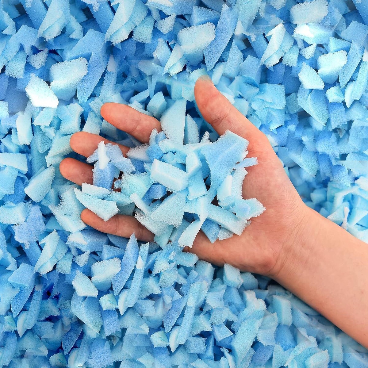 Bean Bag Filler 10lbs Shredded Memory Foam Filling- Giant Bean Bag