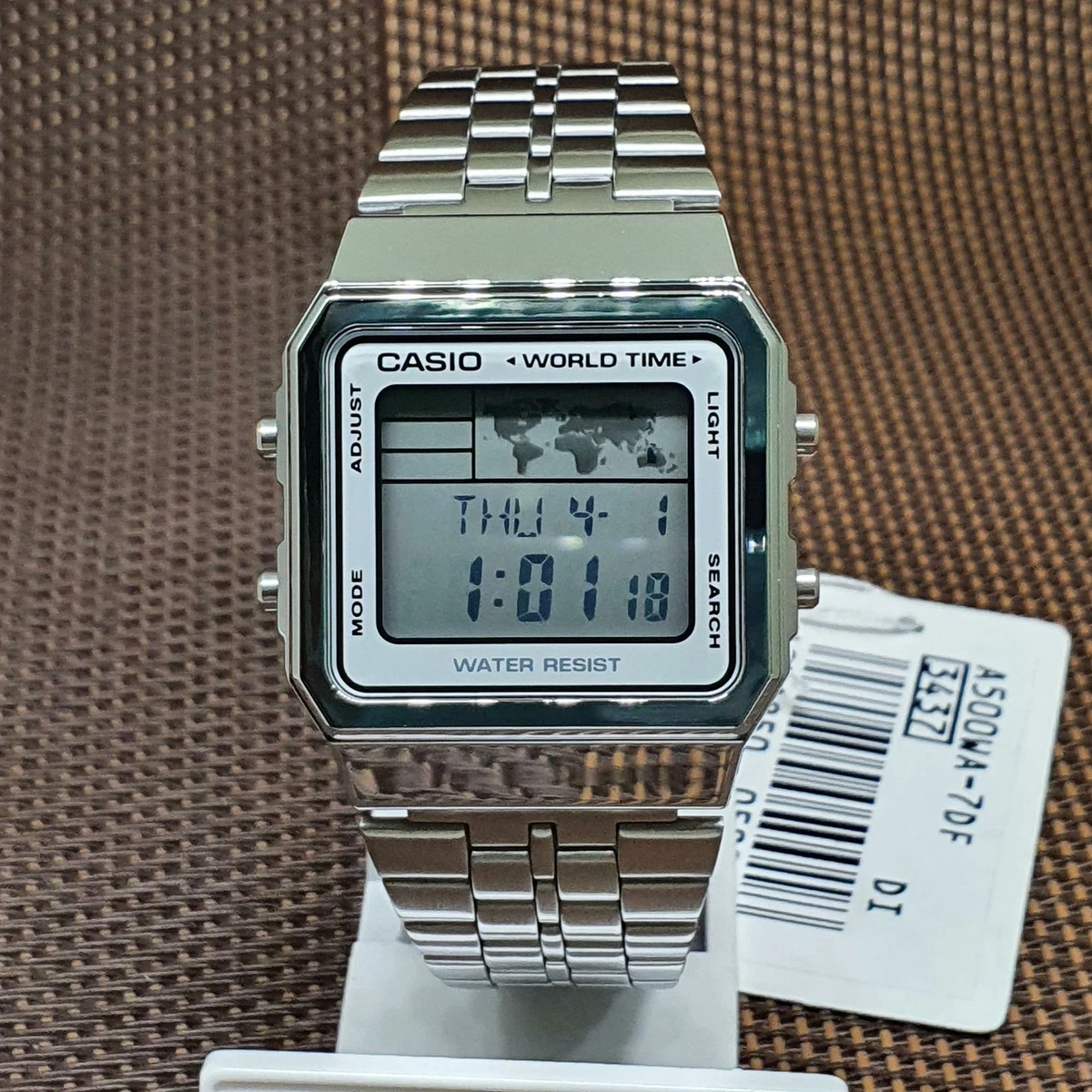 Casio world map watch sale