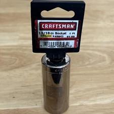 Craftsman 13/16" Deep Socket 3/8" Drive 6 Point G2D 45843 USA NOS