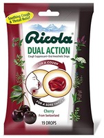 12 Pack Ricola Dual Action Cough Suppressant Cherry 19 Drops Ea on sale 12 Pack Ricola Dual Action Cough Suppressant Cherry 19 Drops Ea on sale