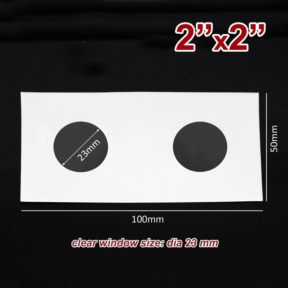 23 mm Coin Holder Flips Staple Cardboard 2x2 2" Storage Australian Display 1000x - image 3 of 4