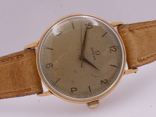 OMEGA VINTAGE CALATRAVA ANNO 1944 P.O. 18KT REF.2346/2 HAND WINDING CAL. 30T2SC - Foto 7 di 16