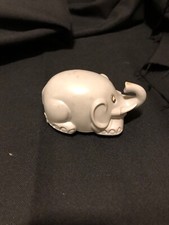 Hong Kong Zee Rare Elephant Friction Car Toy Dumbo-Style Retro Hard Plastic VTG