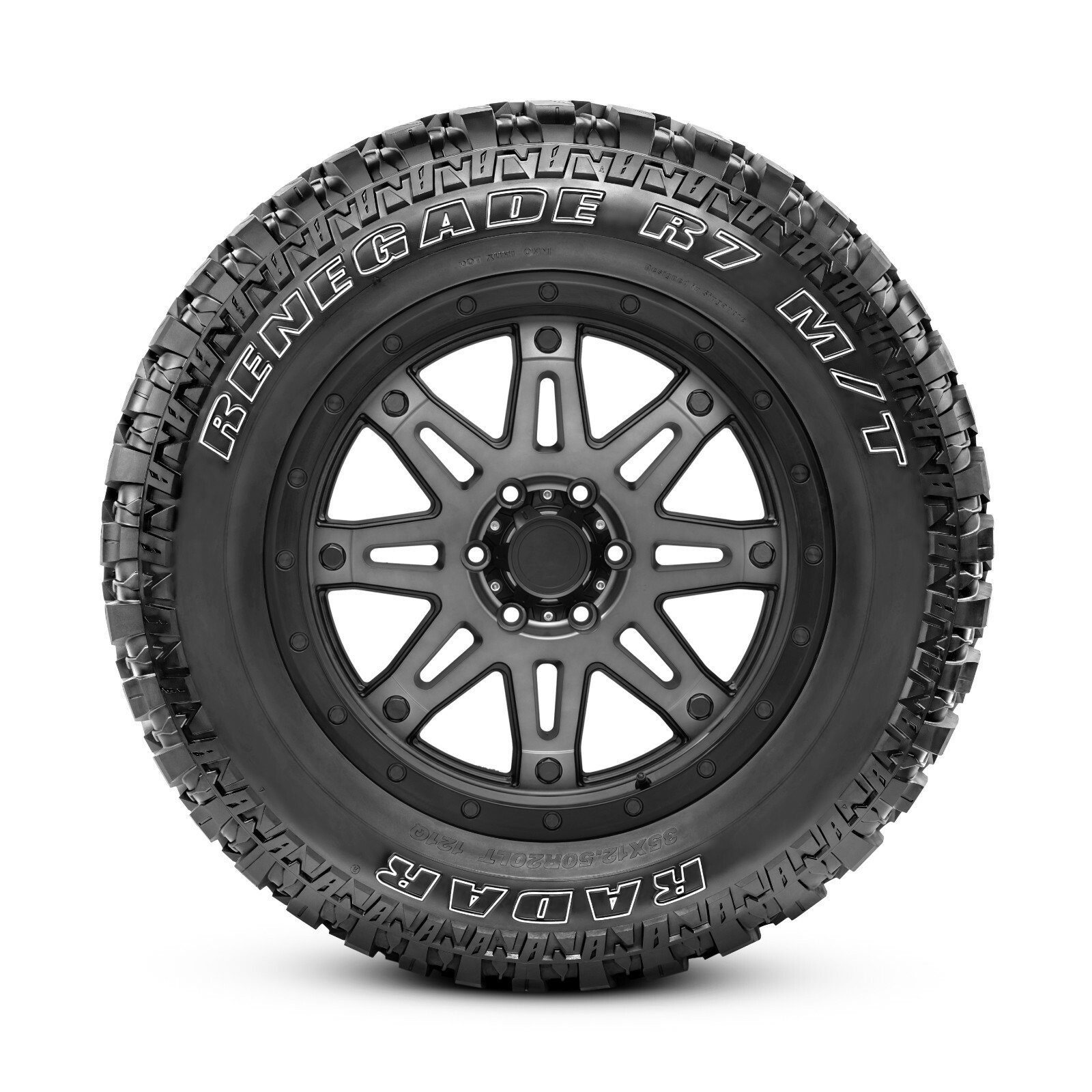 LT285/65R18 Radar RENEGADE R7 M/T 125/122Q 10PLY LOAD E OWL (SET OF 4 ...