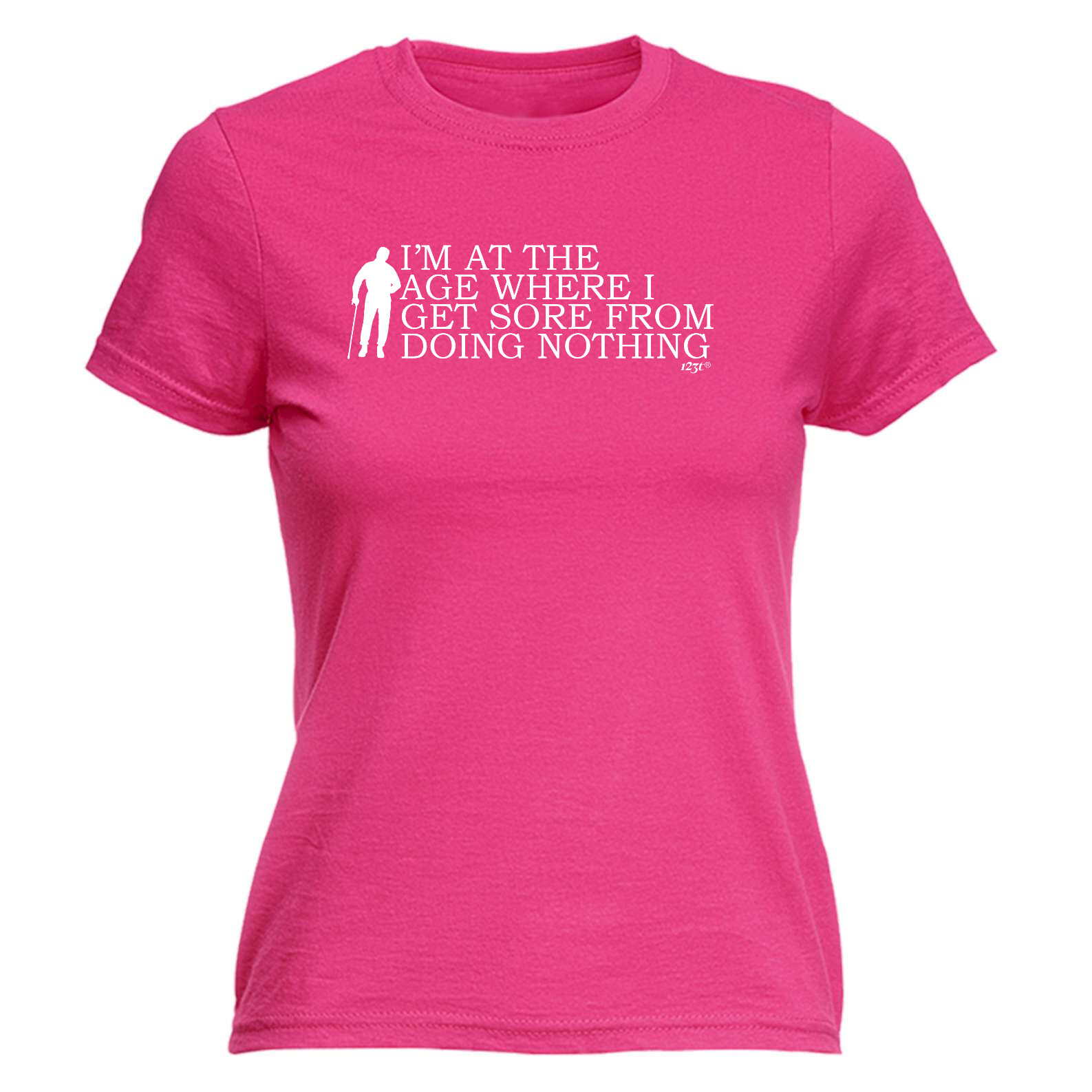 Im At The Age Where I Get Sore - Womens T Shirt Funny T-Shirt Gift Novelty