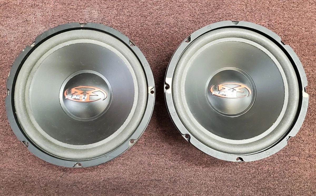 er nok Så hurtigt som en flash forklare Rockford Fosgate RFZ2410 10&#034; Punch Z Subwoofer Pair 200Watt - Tested  Working!! | eBay