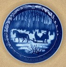 1984 Royal Copenhagen 7" Christmas Collector’s Plate “Jingle Bells”